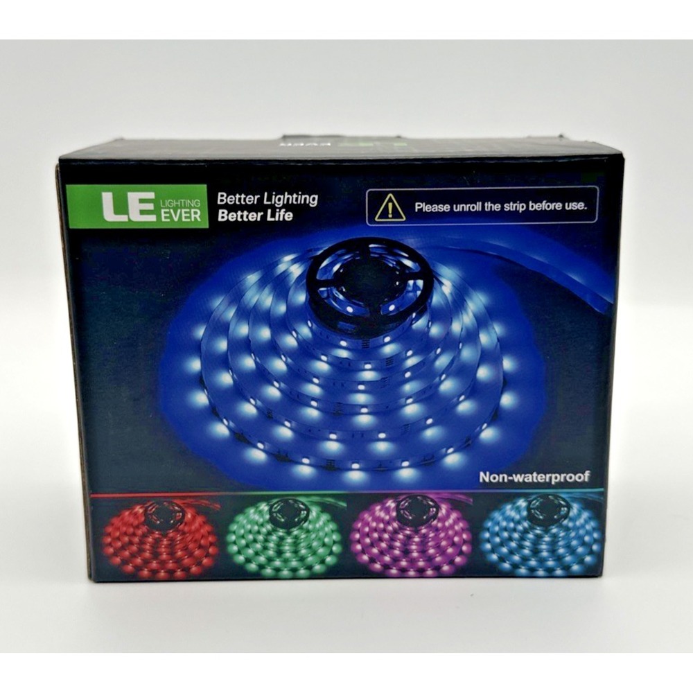 Lighting Ever LE Flexible Multicolor RGB LED Strip Lights Brand New in Box NIB